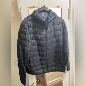 Uniqlo Men's Dark Gray Puffer Jacket